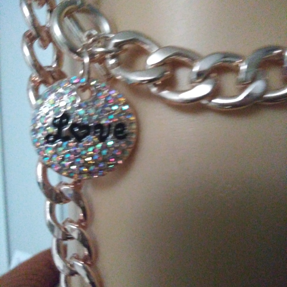 Bling 3 set necklace, bracelet, earring